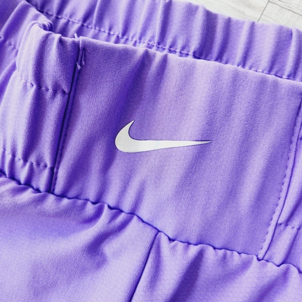 Nike Pro Womens Tear Away Pull On Loose Fitting  Pants in Psychic Purple M - Picture 5 of 10